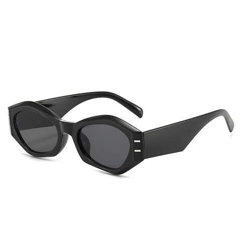 Unregelmäßige Sonnenbrille Mode Kunststoff Metall Rahmen AC Linse Geometrische Brillen Für Strand Reisen Party Outdoor Unisex