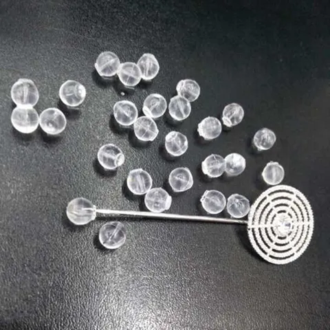 Transparent Kunststoff Silikon Ohrringrücken Klare Kugel Ohrmutter Ohrring Stopper DIY Schmuckherstellung Funde Zubehör