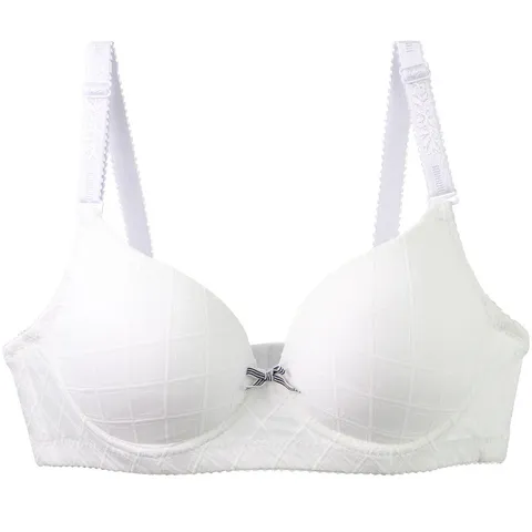 Women Plus Size Sexy Push Up Bra Underwire Gathered Adjustable Straps Cotton Breathable Comfort Bra Underwear