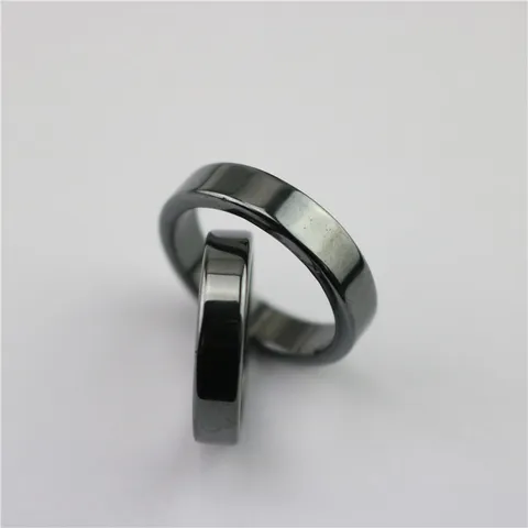 Minimalist Alloy Magnetic Ring For Men Women European American Style Faceted Geometric Finger Ring Jewelry Gift