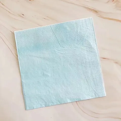 Serviettes en Papier Colorées Jetables Mouchoirs Gaufrés Pour Fête Dessert Restauration Rapide Plateau Cuisson Graisse