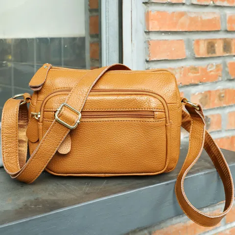 Dames Echt Leer Schoudertas Mode Casual Schoudertas Eerste Laag Koeienhuid Woon-werkverkeer Messenger Bag Middelgrote Handtas