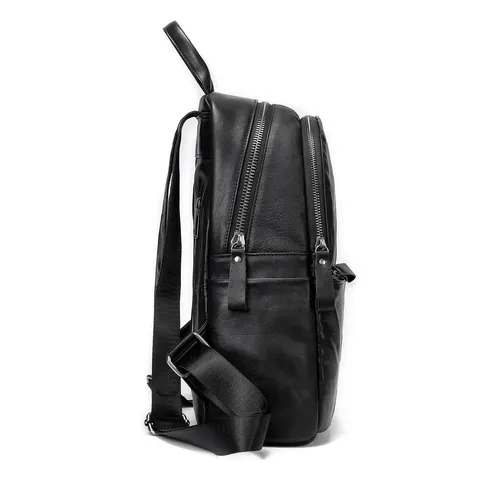 Dames Echt Rundleer Rugzak Vintage Casual Grote Capaciteit Reis School Boekentas Mode Dagrugzak