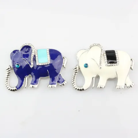 Mode Legierung Emaille Elefant Brosche Strass Eingelegt Tier Brustnadel Weihnachten Brosche Anstecknadel Kostüm Schmuck Dekoration Geschenk Für Damen