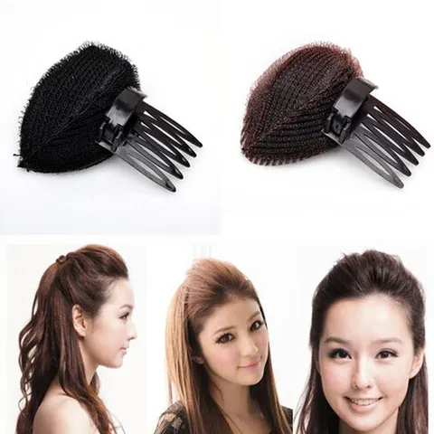 Inserto per Capelli Stile Coreano Strumento Volumizzante Pettine Bump Up Base Pompadour Pad per Acconciature Soffici per Donna