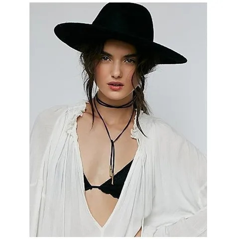 Collar Largo con Colgante de Aleación de Metal Minimalista Cadena de Cuerda de Terciopelo Tubo Vertical Cadena de Suéter Unisex