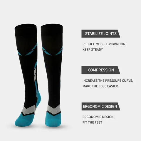 Unisex Aθλητικές Káltses Sympíesis Makriás Drómou Prostasía Podión Athlitikés Káltses Ypsilí Elastikótita Anapnéouso Nylon