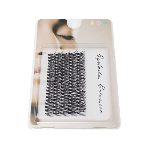 40P Heat-Melted Single Cluster Eyelash Extensions Natural Soft Synthetic Fiber DIY Individual Eyelashes For Women Makeup Tools