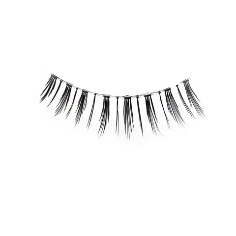 Natürlicher Look Verjüngte Falsche Wimpern Durchsichtiges Band Weiche Synthetische Faser Künstliche Wimpern Handgefertigte Streifenwimpern Make-up Schönheit Für Den Alltag Damen