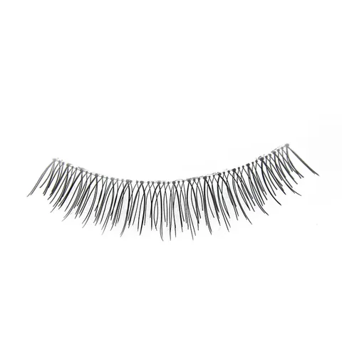Natürlicher Look Verjüngte Falsche Wimpern Durchsichtiges Band Weiche Synthetische Faser Künstliche Wimpern Handgefertigte Streifenwimpern Make-up Schönheit Für Den Alltag Damen