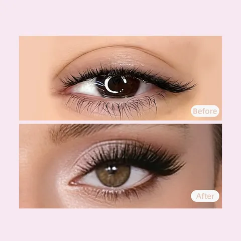 Natural Soft Synthetic Fiber Segmented False Eyelashes Heat Melt DIY Cluster Lashes Extension Makeup Tools For Everyday Party Women Beauty