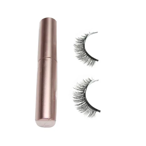 Magnetische Wimpern Mit Magnetischem Flüssig-Eyeliner Natürlicher Look Wiederverwendbare Kleberfreie Synthetikfaser Wimpern