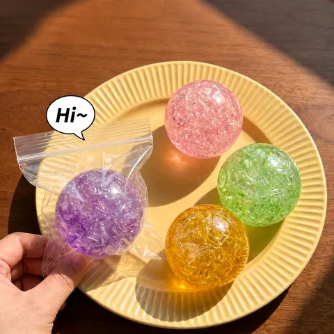 Handmade Crushed Ice Squishy Toy Slow Rebound Fidget Sensory Stress Relief Toy