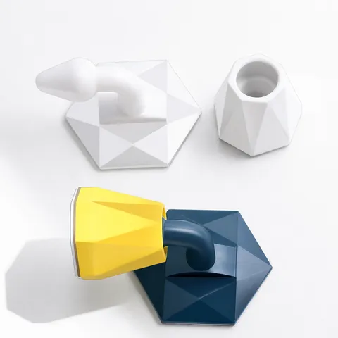 Boorvrije Deurstopper Siliconen Stille Antikrats Deurhouder Modern Geometrisch Huis Deur Hardware Accessoire