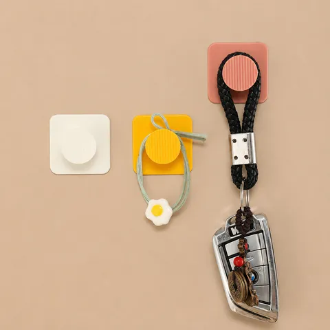Punch Vrije Wandmontage Plakhaak ABS Minimalistische Heavy Duty Opslaghaak Voor Keuken Badkamer Thuis Wanddecoratie