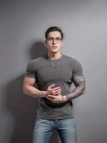 Men's Quick Dry Sport T-Shirt Ribbed Velvet Round Neck Short Sleeve Polyester Workout Top Mock Neck Casual Fitness Athletic Shirt For Men