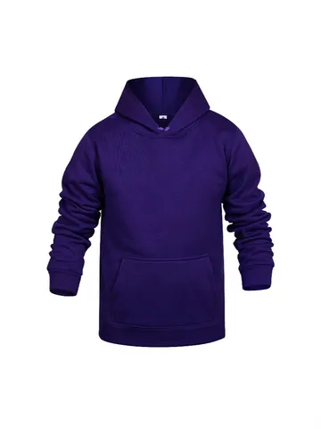 Men's Casual Sports Solid Color Long Sleeve Hooded Pullover Hoodie Sweatshirt