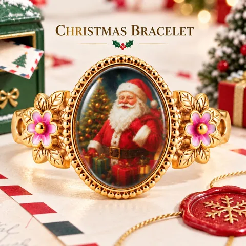 Vintage Copper Electroplated Open Ring Festive Christmas Tree Santa Claus Halloween Pumpkin Pattern Adjustable Ring Jewelry Gift For Men Women
