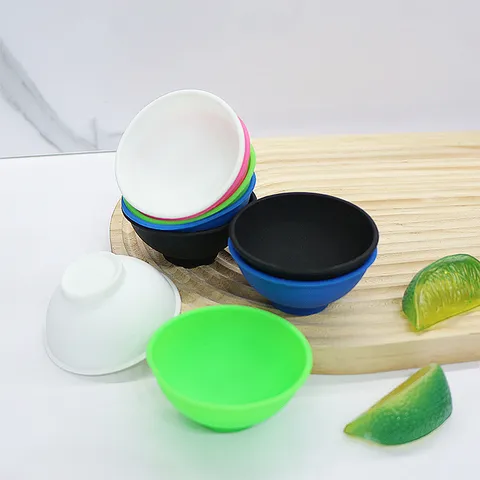 Tragbare Silikonschüssel Flexible Rührschüssel Für Gesichtsmaske Make-up Gewürz Aufbewahrung Bruchsischer Küchengeschirr