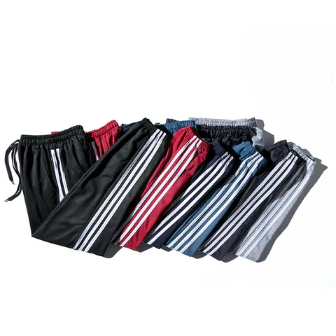 Men Casual Sweatpants Plus Size Harem Sports Pants Breathable Lightweight Cuffed Jogger Pants Youth Track Pants