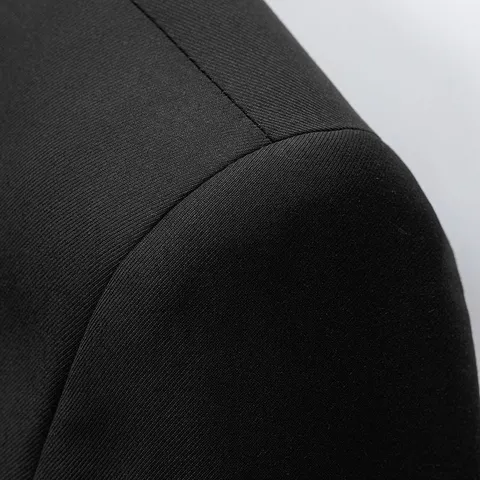 Men's Casual Business Suit Jacket Solid Color Single Breasted Notch Lapel Slim Fit Blazer Long Sleeve Formal Outerwear