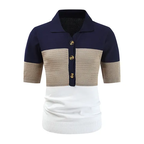Suéter de Punto Acrílico de Moda de Manga Larga Slim Color Sólido Cuello Redondo Casual para Hombre