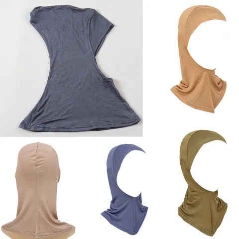 Casquette de Base en Coton Modal pour Femmes Haute Élasticité Écharpe Intégrée Coiffe Quotidienne Chapeau Casual Couleur Unie