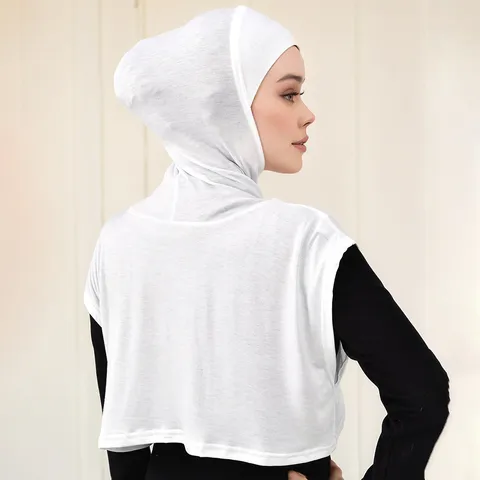 Γυναικείο Casual Aμάνικο Hoodie Ψεύτικο Κολάρο Βαμβάκι Modal Μονόχρωμο Αποσπώμενη Κουκούλα Anti-Exposure Αξεσουάρ Λαιμού