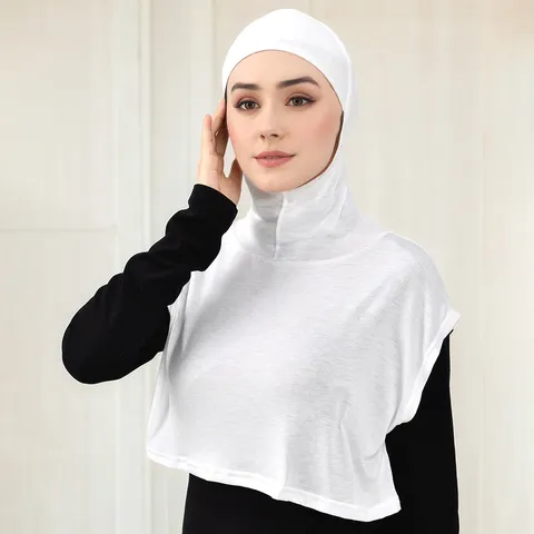 Γυναικείο Casual Top Αντιθαμβωτικό Μονόχρωμο Ψευδές Κολάρο με Κουκούλα Αμάνικο από Βαμβάκι Modal