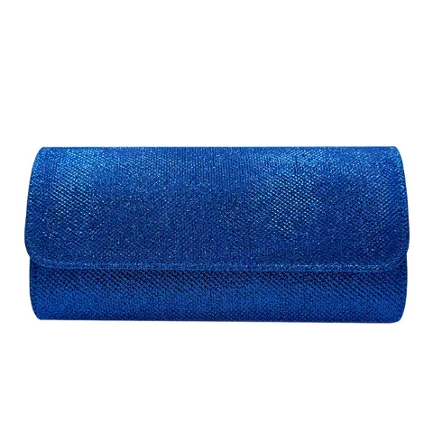 Women Fashion Evening Bag Wedding Bridesmaid Clutch Glitter Dress Bag Chain Flap Bag Elegant Party Handbag