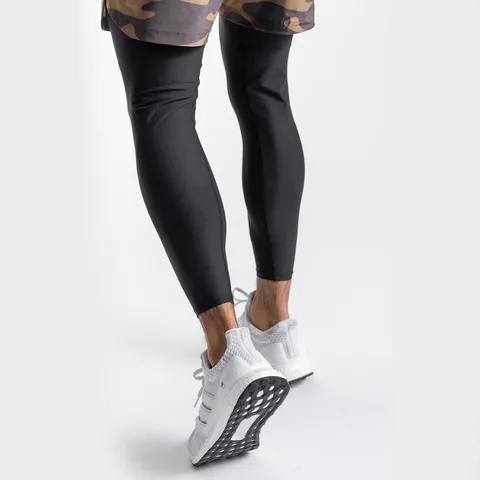 Short de Course Sportif à Deux Pièces pour Hommes Séchage Rapide Camouflage Short de Fitness avec Leggings de Compression