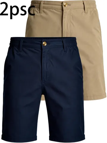 Shorts Cargo de Sport Extérieur Décontracté pour Hommes Séchage Rapide Ensemble Deux Pièces Été Athlétique Fitness