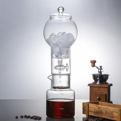 Γυάλινη Καφετιέρα Cold Brew Καφετιέρα Σταγόνων Βίντατζ Στυλ Εκχυλιστής Καφέ Εμπορική Οικιακή