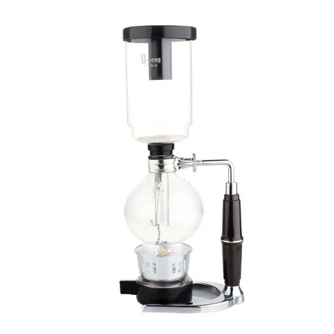 Japanischer Siphon Kaffeebereiter Hitzebeständiges Glas Manuelle Kaffeekanne Haushalt Küche Kaffeemaschine