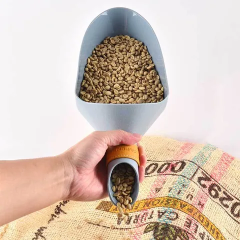 Edelstahl Kaffeebohnenschaufel Großes Kapazität Kaffeemesslöffel Gewerbliche Café Bohnenschaufel Küchenwerkzeug
