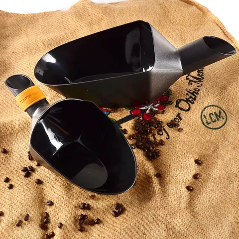 Edelstahl Kaffeebohnenschaufel Großes Kapazität Kaffeemesslöffel Gewerbliche Café Bohnenschaufel Küchenwerkzeug