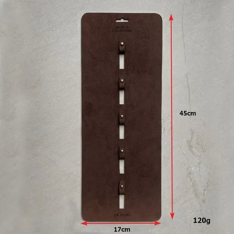 Leder Brillen Aufbewahrung Hängetasche Wandmontiert Sonnenbrillen Organizer Mehrere Fächer Faltbar Tragbares Display Rack