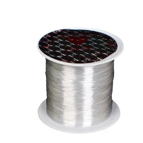 Fil de Perlage en Cristal de Nylon Transparent Ligne de Pêche Transparente Cordon de Fabrication de Bijoux pour Bracelets DIY
