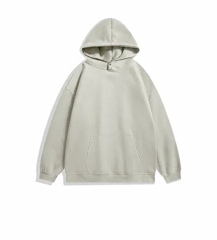 Sweat à Capuche Unisexe Homme Femme Coupe Large Effet Daim Manches Longues Couleur Unie Sweat Couple Décontracté Streetwear Top