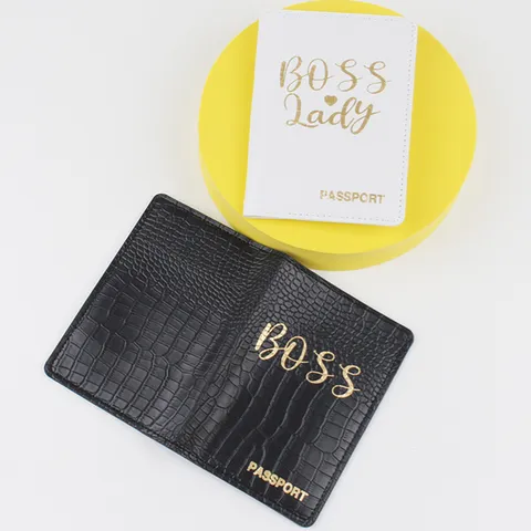 Crocodile Pattern PU Leather Passport Holder Slim Travel Document Protector Sleeve Card Wallet For Men Women Boss Style
