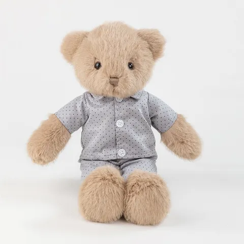 Brown Stuffed Teddy Bear Plush Toy Cute Animal Doll Soft Hugging Pillow Children Comforting Companion Birthday Gift