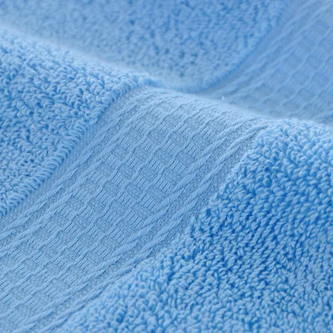 Pure Cotton Towel Set Household Soft Absorbent Bath Towel Face Towel Solid Color Minimalist Style Bathroom Home Essentials