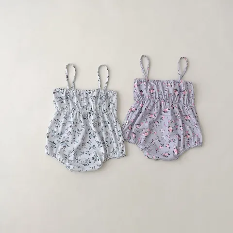Baby Girls Cute Floral Print One-Piece Swimsuit Infant Newborn Summer Bowknot Swimwear Toddler Bathing Suit