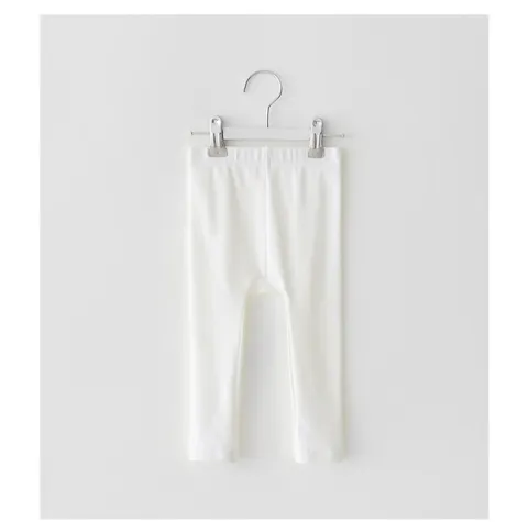 Baby Infant Casual Cotton Solid Color Elastic Waist Long Pants Cute Big PP Leggings