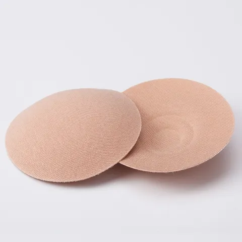 Seamless Cotton Nipple Covers Invisible Non-Adhesive Breast Petals Breathable Nude Color Pasties For Women Lingerie Accessories