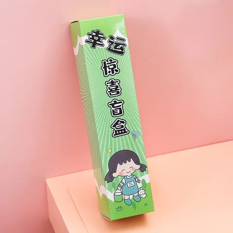 Ensemble de Stylos Gel Blind Box Dessin Animé Créatif pour Étudiants Papeterie de Décompression Mignonne Boîte Cadeau
