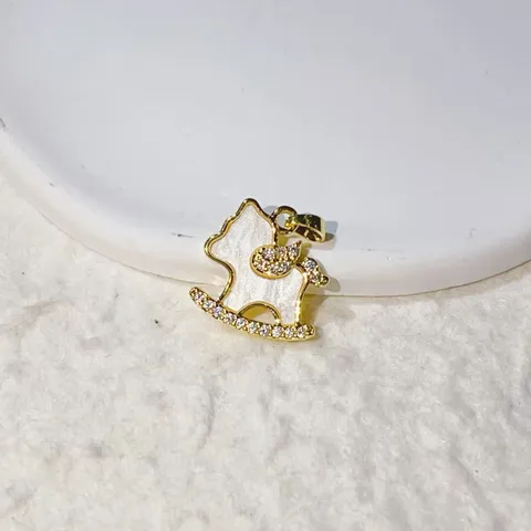 Brass Zirconia Horse Head Pendant Necklace Western Horseshoe Anchor Heart Pendant DIY Jewelry Accessory Gold Silver Plated Charms