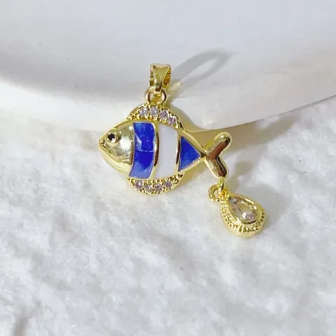 Vergoldetes Kupfer Meeres-Charm-Anhänger Meereslebewesen Strass Künstliche Perle Seestern Fisch Qualle Muschel Anhänger Für Handgefertigt DIY Schmuck