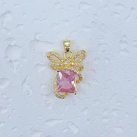 Vergoldetes Kupfer Rosa Strass Herz Engel Flügel Traumfänger Anhänger Charm Für Schmuckherstellung Handwerk DIY Zubehör