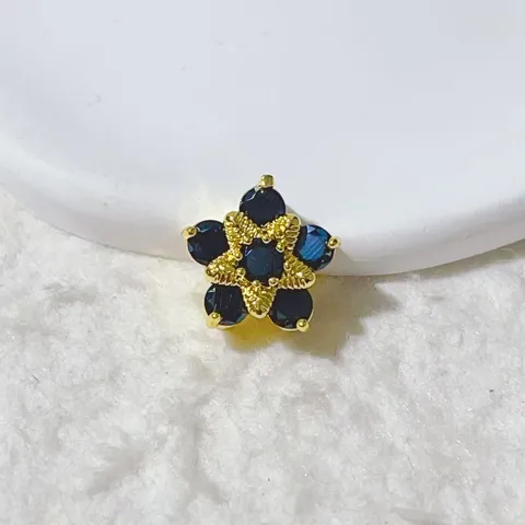 Perline Distanziatrici a Fiore in Zirconia Placcate Oro 18K Accessori per Creazione Gioielli Fai-da-te Bracciale Collana Donna
